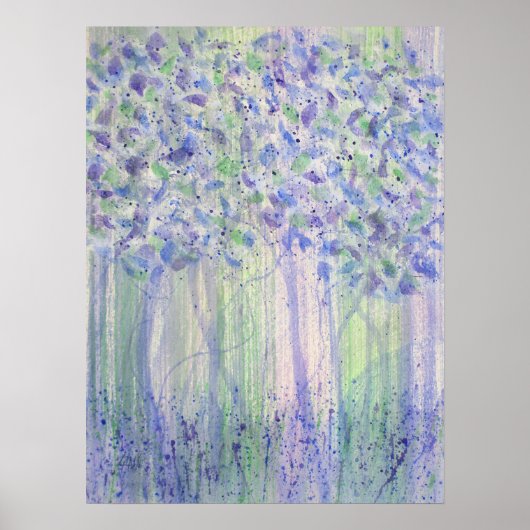 Chartreuse Figs水彩 ポスター (正面)