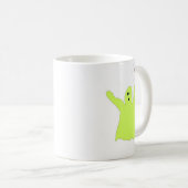 Chartreuse Ghostie Boo mug コーヒーマグカップ (正面右)