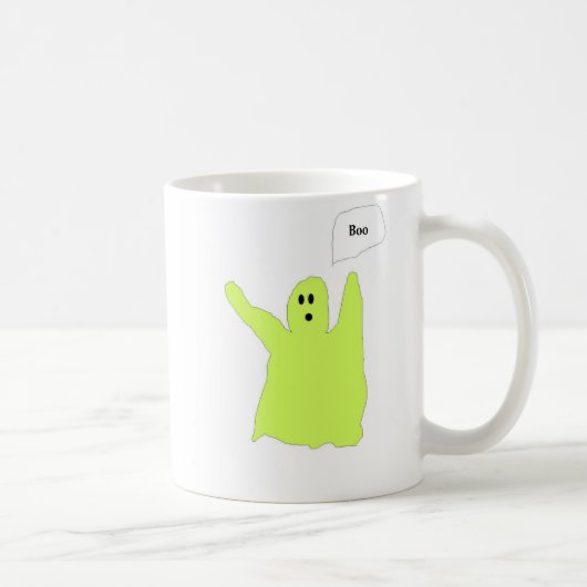 Chartreuse Ghostie Boo mug コーヒーマグカップ (右)