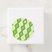 Chartreuse green diamond pattern フェイバータグ (インサイチュ)