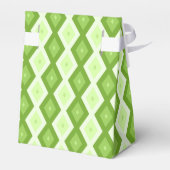 Chartreuse green diamond pattern フェイバーボックス (裏面サイド)