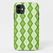 Chartreuse green diamond pattern Case-Mate iPhoneケース (裏面)