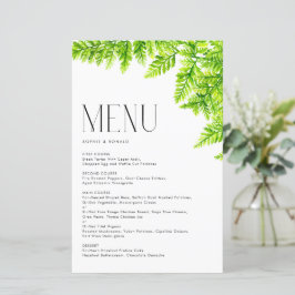 Chartreuse Green Fernのメ離れニュー結婚カード