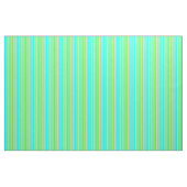 Chartreuse、Tan、およびCyan Lined/ストライプのPattern ファブリック (ヤード)