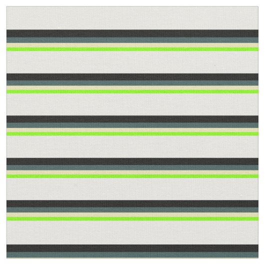Chartreuse、Tan、Dark石板グレイ、Black、White ファブリック (クローズアップ)