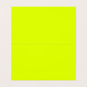 chartreuse yellow - QRコード – 折り畳み 名刺 (内部フラット)