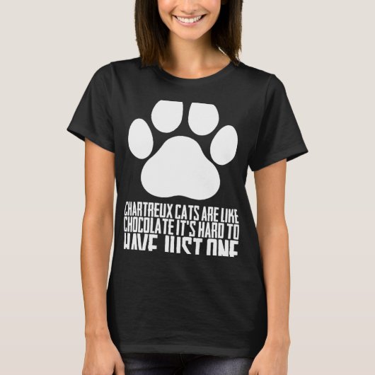 Chartreux cats Chartreux Chartreux kitten Tシャツ (正面)