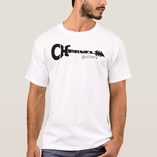 Charvelギター ロゴ tシャツ (正面)