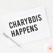 Charybdisが発生 長方形シール (封筒)