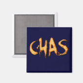 CHASネームブランドギフトマグネット マグネット (正面/裏面)