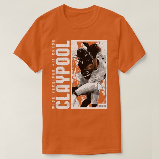 Chase Claypool catch Tシャツ (デザイン正面)