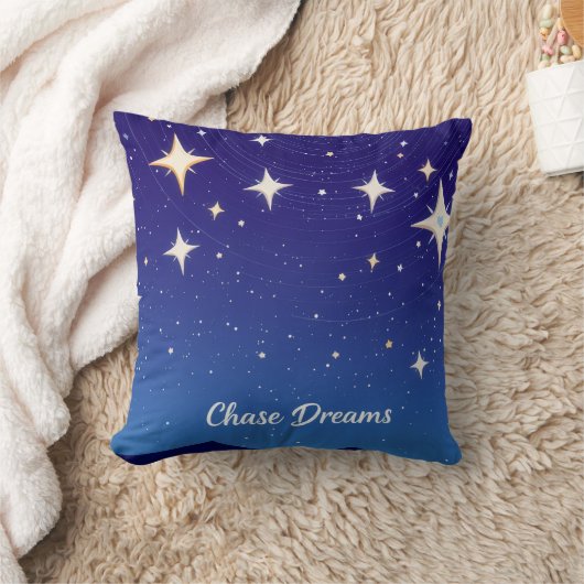Chase Dreams Night Starry Sky クッション (ブランケット)