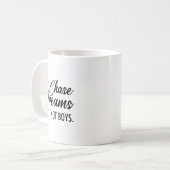 Chase Dreams Not Boys, Dreamchaser, Motivational W コーヒーマグカップ (正面左)