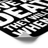 Chase Everything You Want Except Love And Death En ポスター (角)