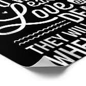 Chase Everything You Want Except Love And Death En ポスター (角)