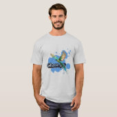 Chase Joy -鮮やか Bird in Flight Tシャツ (正面フル)