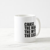 Chase name, Chase The Man The Myth The Legend コーヒーマグカップ (正面右)