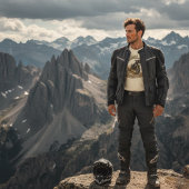 Chase The Adventure | Retro Dual-Sport Motorcycle Tシャツ