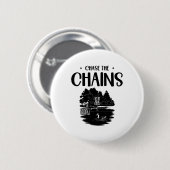 Chase The Chains Disc Golf Frisbee Art  缶バッジ (正面&裏面)