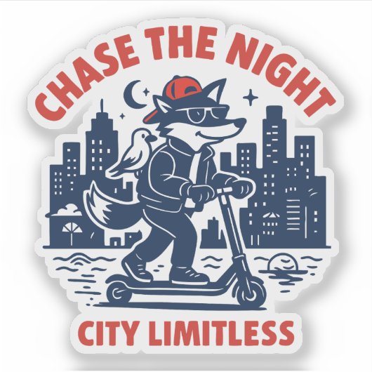 Chase the Night シール (正面)