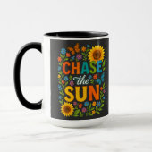 Chase the sun  マグカップ (左)