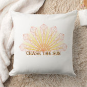 Chase The Sun Mandala Rays Art クッション (ブランケット)