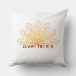 Chase The Sun Mandala Rays Art クッション