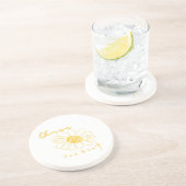 "Chase the Sun" Sunflower Stone Coaster コースター (側面)