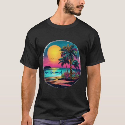 Chase the sun tシャツ (正面)