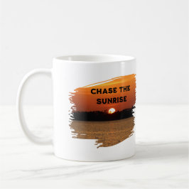 Chase The Sunrise コーヒーマグカップ