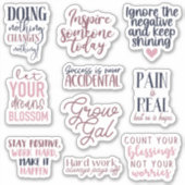 Chase These Dreams 10pc防水ステッカーセット シール (正面)