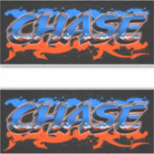 Chase Vorname Name Graffiti Aufkleber Sticker シール (正面)