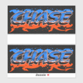 Chase Vorname Name Graffiti Aufkleber Sticker シール (シート)