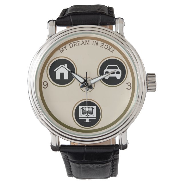 Chase Your Dreams eWatch 腕時計 (正面)