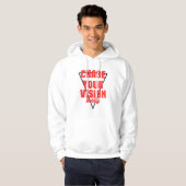 chase your vision (Hoodies,T shirts,mug) パーカ (正面フル)