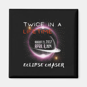 Chaser 太陽の Eclipse 2024おもしろいがライフタイムで2回 マグネット