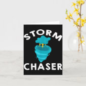 Chaser Funny Parent New Family Chasing Toddler Dad カード (黄色い花)