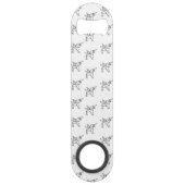 Chasinのユニコーンの幾何学的な水晶ユニコーンパターン スピード栓抜き (裏面)