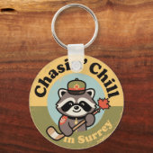 Chasin’ Chill Surrey with a Cool Raccoon Mountie キーホルダー (裏面)