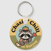 Chasin’ Chill Surrey with a Cool Raccoon Mountie キーホルダー (裏面)