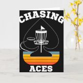 Chasing Aces Disc Golf Target Sports Apparel メンズ カード (黄色い花)