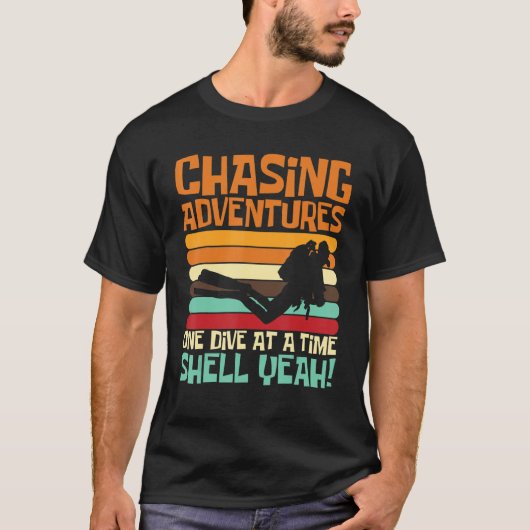 Chasing Adventures One Dive at a Time, Shell Yeah_ Tシャツ (正面)