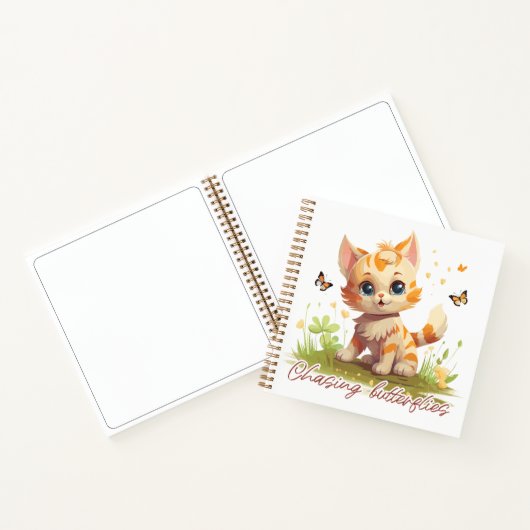 Chasing butterflies again ノートブック (内部)