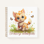 Chasing butterflies again ノートブック (正面)