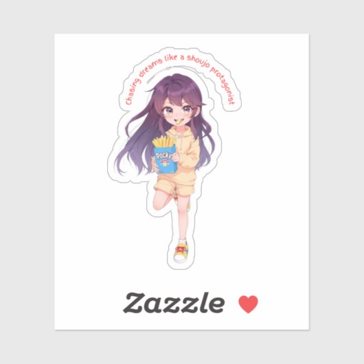 Chasing Dreams Like a Shoujo Protagonist- anime シール (シート)