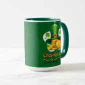 Chasing Luck Catching Cash St Patrick’s - caneca マグカップ (正面右)