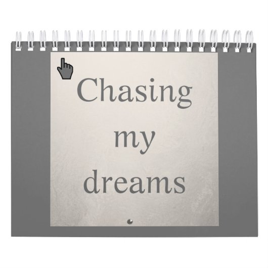 Chasing my dreams | Persiguiendo mis sueños カレンダー (カバー)