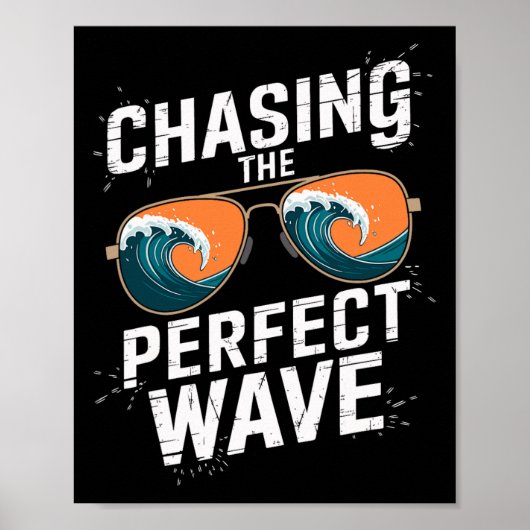 Chasing The Perfect Wave Surfing - Beach Adventure ポスター (正面)