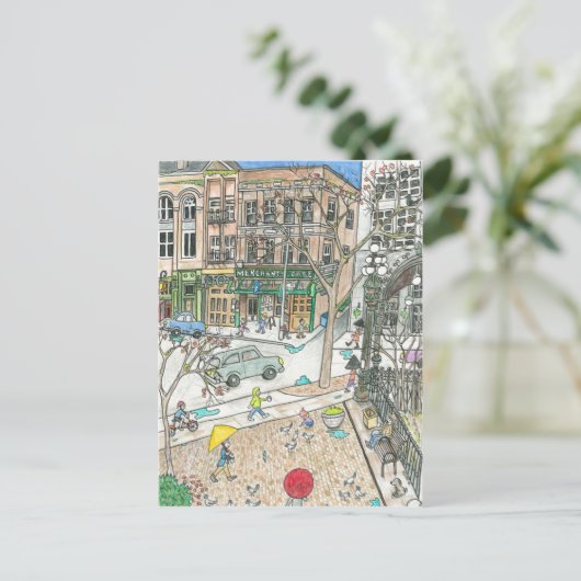 Chasing the Rainbows, Pioneer Square, Seattle ポストカード (スタンド正面)