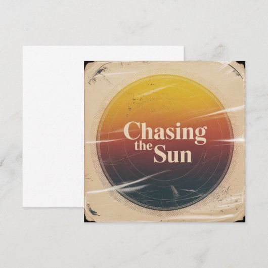 Chasing The Sun 招待状 (正面/裏面)